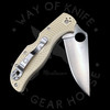 *Pre Owned* 003 Spyderco Stretch 2 Ivory FRN VG-10 (3.48" Satin) C90FPIV2