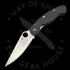 *Pre Owned* 003 Spyderco Military Carbon Fiber Titanium S90V (4.05" Satin) C36CFTIP
