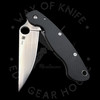 *Pre Owned* 003 Spyderco Military Carbon Fiber Titanium S90V (4.05" Satin) C36CFTIP