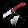 Civivi Elementum Utility Knife Burgundy Aluminum Button Lock (2.2" SS Blade Holder)