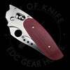 *Pre Owned* Spyderco Phoenix Red G-10 Stainless Ball Lock VG-10 (3.05" Satin) C114GPRD
