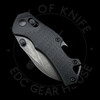 Kershaw Craze DuraLock Knife Black FRN w/ Bottle Opener (2.25" Blackwash) 8337