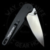 Hightron Birdidi Black Aluminum Handles Satin Finish D2 Blade (2.91in)