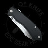 Tactile Knife Co. Chupacabra MagnaCut Superlock Knife Black Aluminum (3.3" Satin)