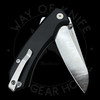 Tactile Knife Co. Chupacabra MagnaCut Superlock Knife Black Aluminum (3.3" Satin)