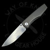 Big I Design Overlook Titanium Framelock Pocket Knife M390 Steel (2.62in)
