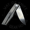 Big I Design Overlook Titanium Framelock Pocket Knife M390 Steel (2.62in)