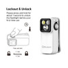 Oclip Pro Clip on Flashlight with Floodlight Spotlight and Red Light