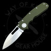 Demko Knives Shark-Cub Shark Slicer Blade CPM20CV OD Green G-10 (2.50in Stonewash)