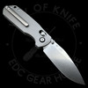 CJRB Maximal Crossbar Lock Knife Titanium S90V (3" Stonewash)