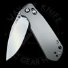 CJRB Maximal Crossbar Lock Knife Titanium S90V (3" Stonewash)