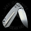 CJRB Maximal Crossbar Lock Knife Titanium S90V (3" Stonewash)
