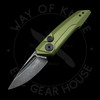 Kershaw Launch 9 Automatic Knife OD Green Aluminum (1.8" Black SW) 7250OLBW