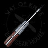B. Kohn Knives Reverse Tanto Fixed Blade GripX Wavy Maple Black G10 Nitro-V (3.5" Two-Tone)