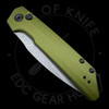 Kershaw Launch Iridium MagnaCut Automatic Knife Olive Aluminum (3.5" Stonewash)