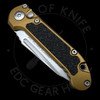 Microtech LUDT Gen III S/E Auto Tan Aluminum (3.5" SW) 1135610TA Tanto