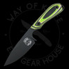 White River Knives Model 1 Pro Green/Black G10 Black Cerakote Blade (3in Black) S90V