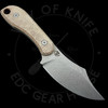 Picaroon Tools Jacktar Fixed Blade Natural Micarta MagnaCut Blade (2.75in Stonewashed)