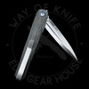 *Pre Owned* MKM Zieba Mini Flame Micarta M390 (2.75" Stonewash)
