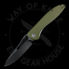 *Pre Owned* Civivi Picaro Green Liner Lock Green G-10 D2 (3.6" Blackwash)
