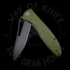 *Pre Owned* Civivi Picaro Green Liner Lock Green G-10 D2 (3.6" Blackwash)