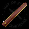 *Pre Owned* Boker Kwaiken Air Mini Gold Hardware Red Micarta S35VN (3.09" Satin)
