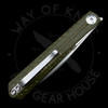 *Pre Owned* Civivi Clavi Front Flipper Green Micarta Nitro-V (3.06" Stonewash)