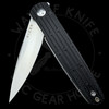 *Pre Owned* Kizer Bamboo Liner Lock Knife Black Micarta (3" Satin Nitro-V)