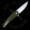 *Pre Owned* CRKT Tueto Liner lock Assisted Flipper OD Green G-10 