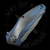 *Pre Owned* Kershaw Natrix Sub-Frame Lock Blue G-10 Carbon Fiber 8Cr13MoV (