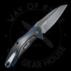 *Pre Owned* Kershaw Natrix Sub-Frame Lock Blue G-10 Carbon Fiber 8Cr13MoV (