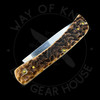 *Pre Owned* Case Knives Sod Buster Jr. Burnt Amber Peach Seed Jigged Bone Traditional Folder 