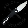 *Pre Owned* XTOUC Black G-10 Button Lock Flipper 14C28N (3.15" Stonewash)
