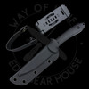 *Pre Owned* Foresail Small Fixed Blade Black G-10 DC53 (3.27" Stonewash)