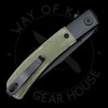 *Pre Owned* Boker Modern Gentleman Flipper Green Micarta Nitro-V (2.95" Black)