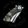 Kansept Mini Korvid Flipper Luminous Resin Handle 154CM (1.45" Stonewash)