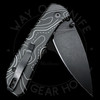 *Pre Owned* Modified CIVIVI Qubit Button Lock Knife Black Aluminum (2.98" Black Stonewash)