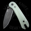 *Pre Owned* Knafs Lander 1 Pocket Knife - Natural G10 - 14C28N