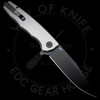Ocaso Knives Strategy Liner Lock Knife Titanium (3.5" Black)