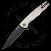 Ocaso Knives Strategy Liner Lock Knife Titanium (3.5" Black)