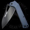 Ontario Camp Plus EDC Folding Knife Gray GFN Handle Black Cleaver Blade CP ON4320GREYTC