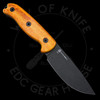 Ontario TAK 2 Fixed Blade Knife Hardwood w/ Leather Sheath (4.4" Black)