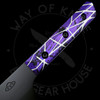 Vandal Blades Custom Series Chef Knife #55 Plum Krazy Purp Black Cerakote Blade