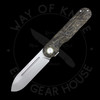 *Pre Owned* Terrain365 Narwhal Framelock Dark Matter CF Terrvantium (3.54" Bead Blast)