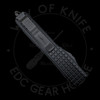 *Pre Owned* Microtech Ultratech Delta Tanto Frag Shadow Fluted DLC Nickel Boron (3.4" DLC)