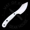 *Pre Owned* Bark River JX6 II Fixed Blade Ivory Linen Micarta Black Liners Magnacut (4.25" Satin)