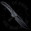 Avian Knives Topaza Ultra Lightweight Titanium Flipper MaganaCut Blade (3.22in Black PVD)