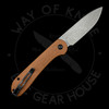 *Pre Owned* Civivi Elementum Button Lock Brown Micarta 14C28N (3.5" Black) C2103A