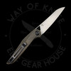 *Pre Owned* Civivi Isham Mkenna Front Flipper Brass Patina 154CM (2.87" Satin) 