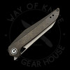 *Pre Owned* Civivi Isham Mkenna Front Flipper Brass Patina 154CM (2.87" Satin) 